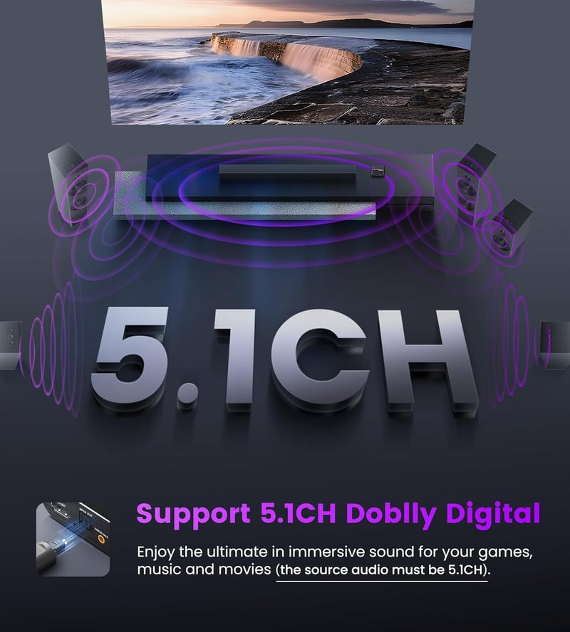 Avedio Links 4K HDMI Audio Kinyerő - PS5, XBOX, Fire Stick Kompatibilis