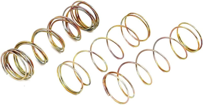 Whirlpool mosógép lefolyószelep rugó szett - 5 db bronz fém alkatrész