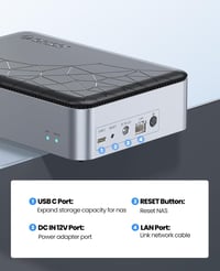 ORICO NAS szerver 3,5" SATA HDD-hez - Családi felhő, VPN, okos backup, távoli hozzáférés 6