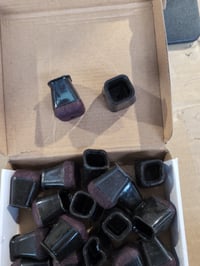 OCONDA Kvadratne kapice za noge namještaja 23 kom. - Crni silikon s filcanom podlogom, za noge od 13-20 mm, zaštita za pod i protiv klizanja stolica 5