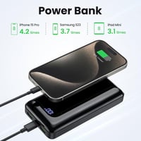 Hordozható Töltő 27000mAh, Gyors Töltés, USB-C 2