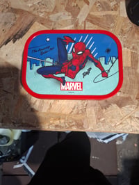Detský desiatový box Mepal Campus 750 ml - Spiderman - bez BPA — chýba zatváracia spona a vidlička (stav: pozri 2. obrázok) 1