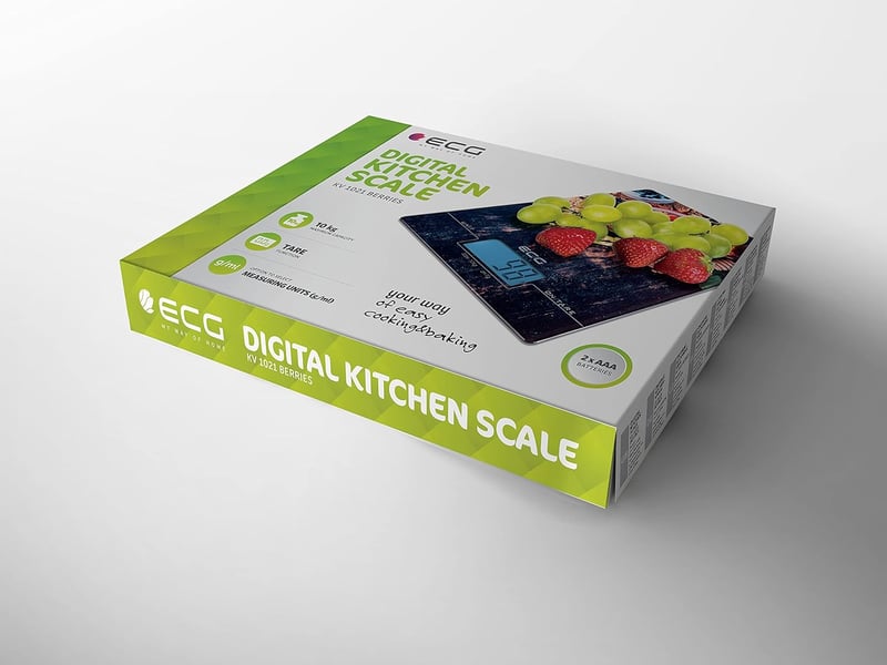 ECG KV 1021 Bogyós Gyümölcs Konyhai Mérleg Digitális