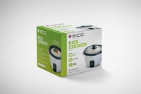 ECG RZ 060 Rizsfőző Fehér Műanyag Edénnyel 8