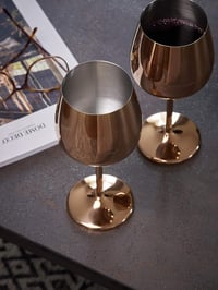 ECHTWERK Rozsdamentes Acél Borospohár Szett 6 db Réz Kiadás Törhetetlen Camping Pohár - 6 pcs. (pack of 1), 2-Copper Edition 7