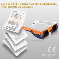 Ochelari pentru observarea eclipsei EclipseSpecs – Ochelari de eclipsă omologați și certificați 4