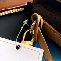Eclove 1000 bucăți sigilii din plastic pentru etichete de preț, 12,5 cm, pentru haine, încălțăminte, genți, accesorii, alb 3