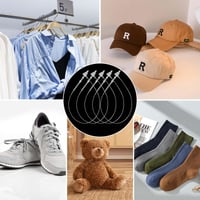 Eclove 1000 bucăți sigilii din plastic pentru etichete de preț, 12,5 cm, pentru haine, încălțăminte, genți, accesorii, alb 7