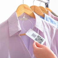 Eclove 1000 bucăți sigilii din plastic pentru etichete de preț, 12,5 cm, pentru haine, încălțăminte, genți, accesorii, alb 6