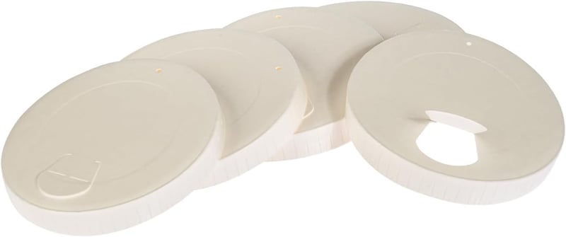 Eco Future 100 db Papír Pohártető 9 cm - 350 ml Kávés Pohárhoz, Biológiailag Lebomló, Komposztálható, Környezetbarát, FSC Tanúsított