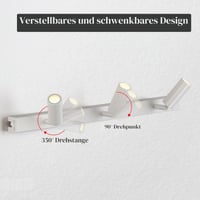 Eco.Luma LED stropné bodové svietidlo s 3 objímkami, biele, otočné bodové svietidlo do kuchyne a obývačky, s 3x3W G9 žiarovkami, 300 lm, teplá biela 4