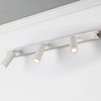 Eco.Luma LED stropné bodové svietidlo s 3 objímkami, biele, otočné bodové svietidlo do kuchyne a obývačky, s 3x3W G9 žiarovkami, 300 lm, teplá biela 1