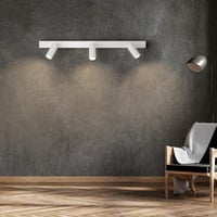 Eco.Luma LED stropné bodové svietidlo s 3 objímkami, biele, otočné bodové svietidlo do kuchyne a obývačky, s 3x3W G9 žiarovkami, 300 lm, teplá biela 3