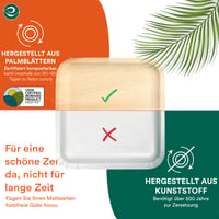 ECO SOUL Bambusovi papirnati tanjuri za jednokratnu upotrebu 25 cm (10") – pakiranje od 100 komada, ekološki prihvatljivi tanjuri za jednokratnu upotrebu 6