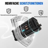 ECO-WORTHY 12V/24V 20A LiFePO4 nabíjačka batérií s automatickou detekciou 7