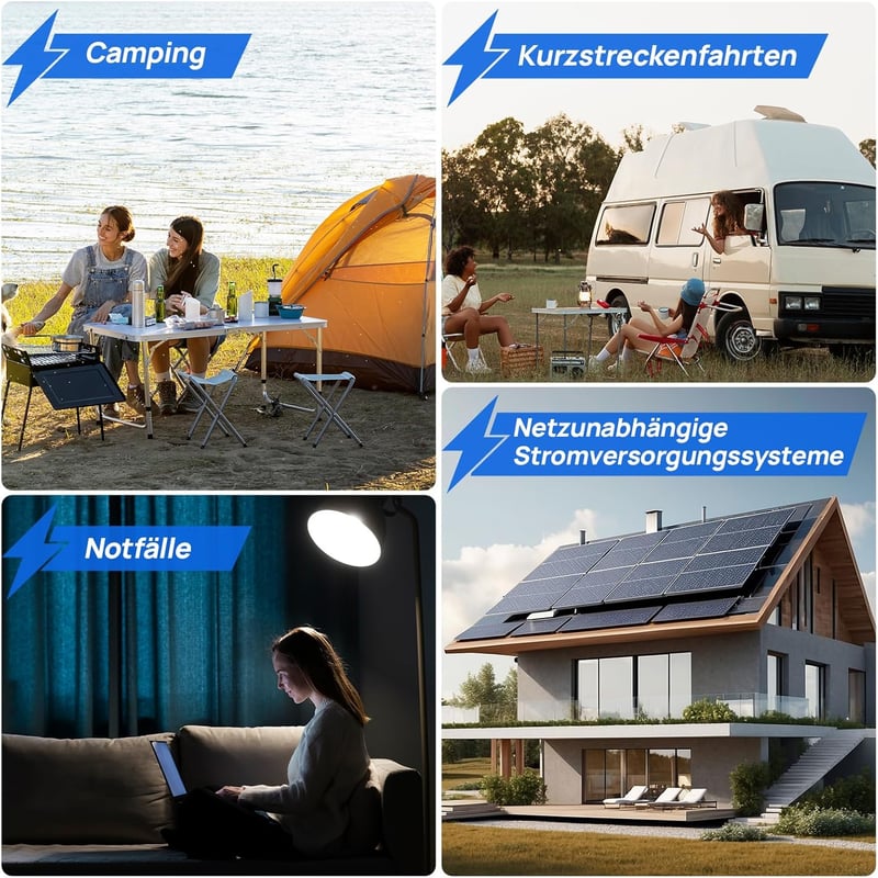 ECO-WORTHY 14,6V 25A LiFePO4 Akkumulátor Töltő 600W Színuszos Inverterrel - 12V-230V UPS Funkcióval, Hálózati Prioritás Kapcsolóval, Autóhoz