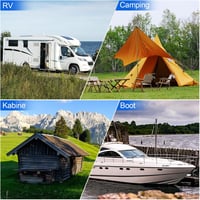 ECO-WORTHY 600W Színusz Inverter - 12V-230V Napelemes Áramátalakító Távirányítóval, Autóhoz, Lakóautóhoz, Kempingezéshez és Otthoni Napeleme 7