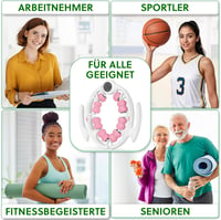 EcoEarth Cellulite Masszázshenger Lábakhoz, Combokhoz és Hashoz - Fascia Roller 7