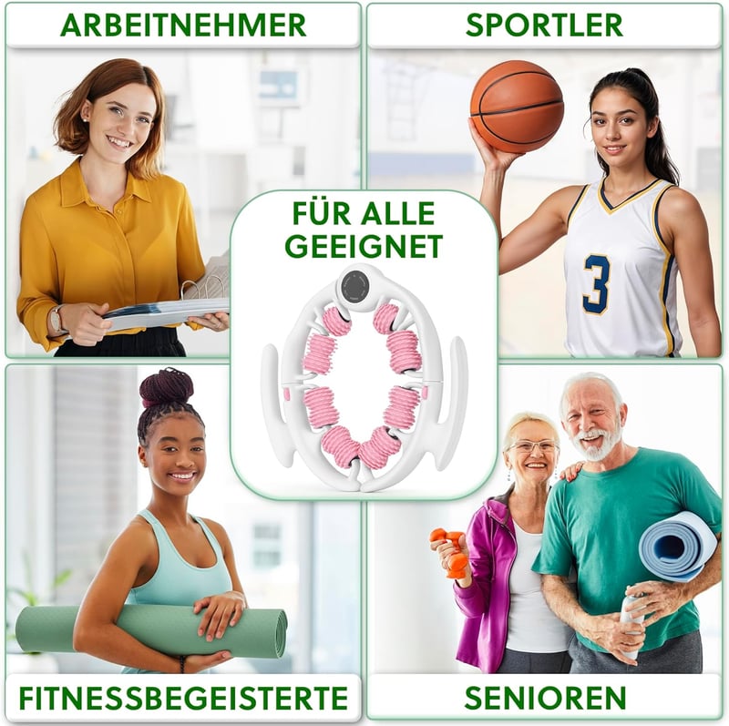 EcoEarth Cellulite Masszázshenger Lábakhoz, Combokhoz és Hashoz - Fascia Roller