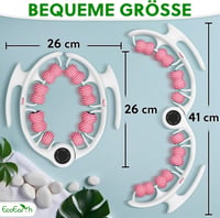EcoEarth Cellulite Masszázshenger Lábakhoz, Combokhoz és Hashoz - Fascia Roller 4