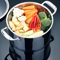 ecooe Nerezový naparovací košík, nastaviteľný pre hrnce s priemerom 15,5 – 27 cm 6