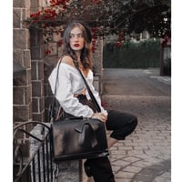 ECOSUSI Ženska poslovna torba Veganska kožna torba za laptop Torba za posao Torba za rame Torba za računalo s odvojivom mašnom 2