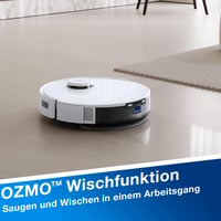 Robotický vysávač ECOVACS DEEBOT N20 Plus s funkciou mopovania, sací výkon 8000 Pa, stanica PureCyclone, technológia proti namotávaniu vlasov, výdrž batérie 300 minút, biely 5