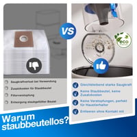 Robotický vysávač ECOVACS DEEBOT N20 Plus s funkciou mopovania, sací výkon 8000 Pa, stanica PureCyclone, technológia proti namotávaniu vlasov, výdrž batérie 300 minút, biely 9