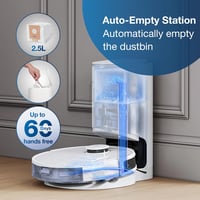 ECOVACS Deebot N8+ robotporszívó nedves törlőfunkcióval, 2300Pa szívóerő, lézeres navigáció 2