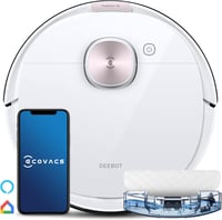 ECOVACS Deebot X2 Omni robotporszívó felmosó funkcióval, 8000Pa szívóerő, 3 órás üzemidő, intelligens akadályfelismerés, Google Home kompati 1