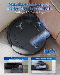 Robotický vysávač ECOVACS T80 Omni s funkciou mopovania, 18 000 Pa, technológia OZMO ZeroTangle AIVI 4