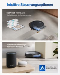 Robotický vysávač ECOVACS T80 Omni s funkciou mopovania, 18 000 Pa, technológia OZMO ZeroTangle AIVI 8