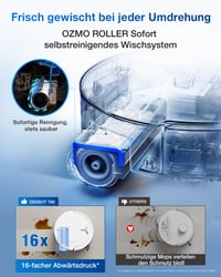 Robotický vysávač ECOVACS T80 Omni s funkciou mopovania, 18 000 Pa, technológia OZMO ZeroTangle AIVI 2