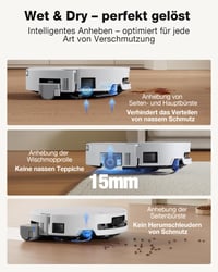 Robot aspirator și mop ECOVACS T90 Pro Omni cu putere de aspirare Blast PowerBoost de 30000 Pa 7