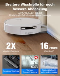 Robot aspirator și mop ECOVACS T90 Pro Omni cu putere de aspirare Blast PowerBoost de 30000 Pa 2