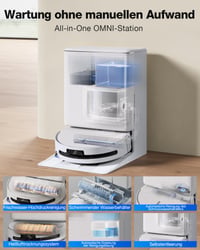 Robot aspirator și mop ECOVACS T90 Pro Omni cu putere de aspirare Blast PowerBoost de 30000 Pa 6