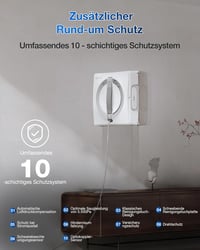 ECOVACS Winbot W2 Pro ablaktisztító robot 3 fúvókás vízpermetezővel 7