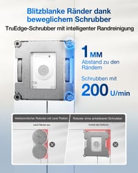 Robot de curățat ferestre ECOVACS WINBOT W2S Omni cu stație multifuncțională - Curățare automată a ferestrelor 3