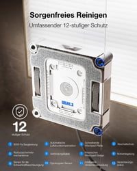 Robotický čistič okien ECOVACS WINBOT W3 OMNI s multifunkčnou stanicou, automatickým čistením mopu, inteligentným čistením okrajov, trojtryskovým rozprašovaním a ovládaním cez aplikáciu 8