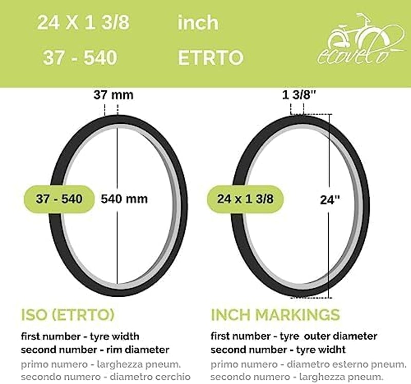 ECOVELO 24 hüvelykes kerekesszék gumi légkamrás abroncs szürke 2 db