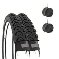 Anvelopă bicicletă MTB pentru copii ECOVELO 20 x 1.95 (50-406) neagră, cu inserție, 2 bucăți + cameră de aer Mountain Bike 1
