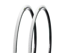 Farebný plášť na bicykel ECOVELO 700x23C (23-622) Slick pre cestné a fixie bicykle, biely 2