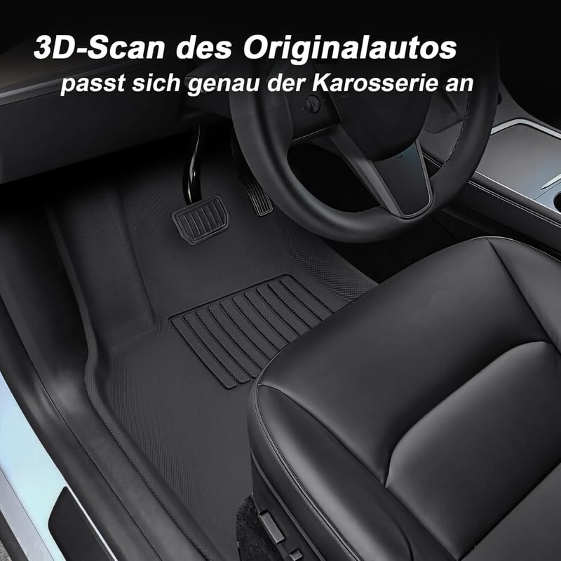 ECOZEN Tesla Model Y gumiszőnyeg 3D vízálló XPE környezetbarát autó szőnyeg