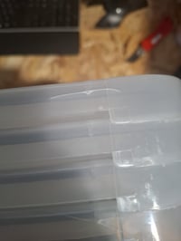 IRIS Ohyama AT-L prozirna plastična kutija za pohranu — neispravna, djelomično funkcionalna: slomljeni poklopci koji ne brtve hermetički (stanje: vidi 2. sliku) 8