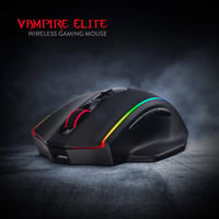 Redragon M686 Vampire Elite vezeték nélküli gamer egér, 16000 DPI, 45 órás üzemidő, programozható makrók, RGB háttérvilágítás, PC/laptop kom 3
