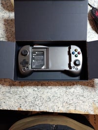 ShanWan Bluetooth mobilkontroller Androidhoz és iOS-hez, állítható joystick, barna, PS Remote Play Xbox Cloud Steam Link GeForce NOW 2