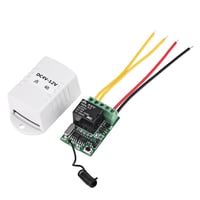 12V-os távirányítós kapcsoló, programozható kóddal, több üzemmóddal, 4-12V-ig 5