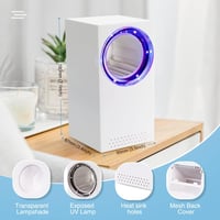 Tiptop Home Elektromos Rovarcsapda UV Fénnyel - USB Szúnyogirtó Lámpa, Hordozható Rovarölő Ventilátor Beltéri és Kültéri Használatra 6