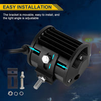 RIGIDON 36W LED munkalámpa szett, 10cm, 12V, fehér, terepjáróhoz, traktorhoz 6
