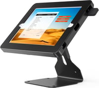 Beelta BSC401T Tablet Állvány iPad 10.2" (7-8-9 Gen) Kompatibilis - Forgatható, Zárható Fém Asztali Tartó POS Rendszerekhez, Fekete 1